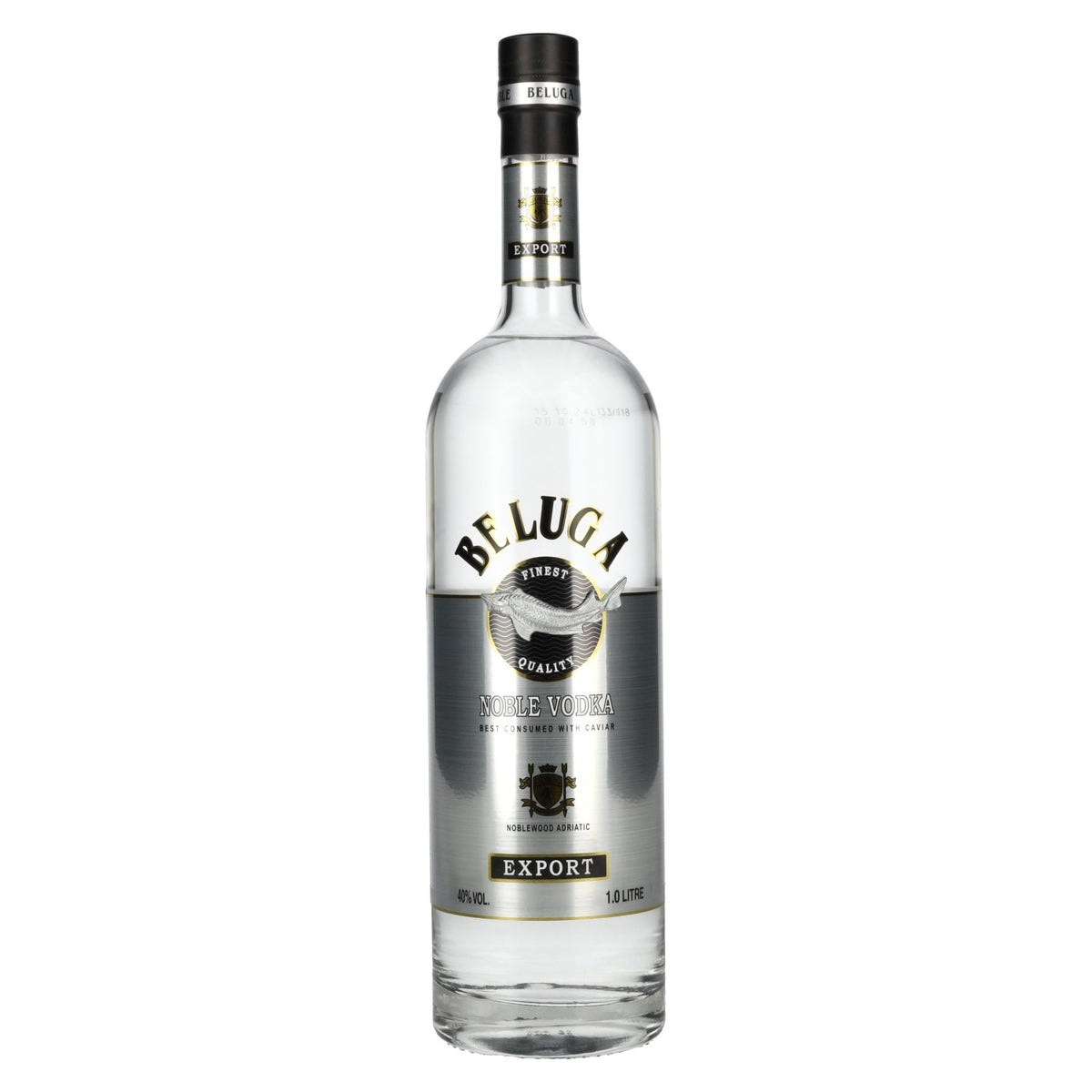 Beluga Noble Vodka EXPORT Montenegro 40% vol. 1l