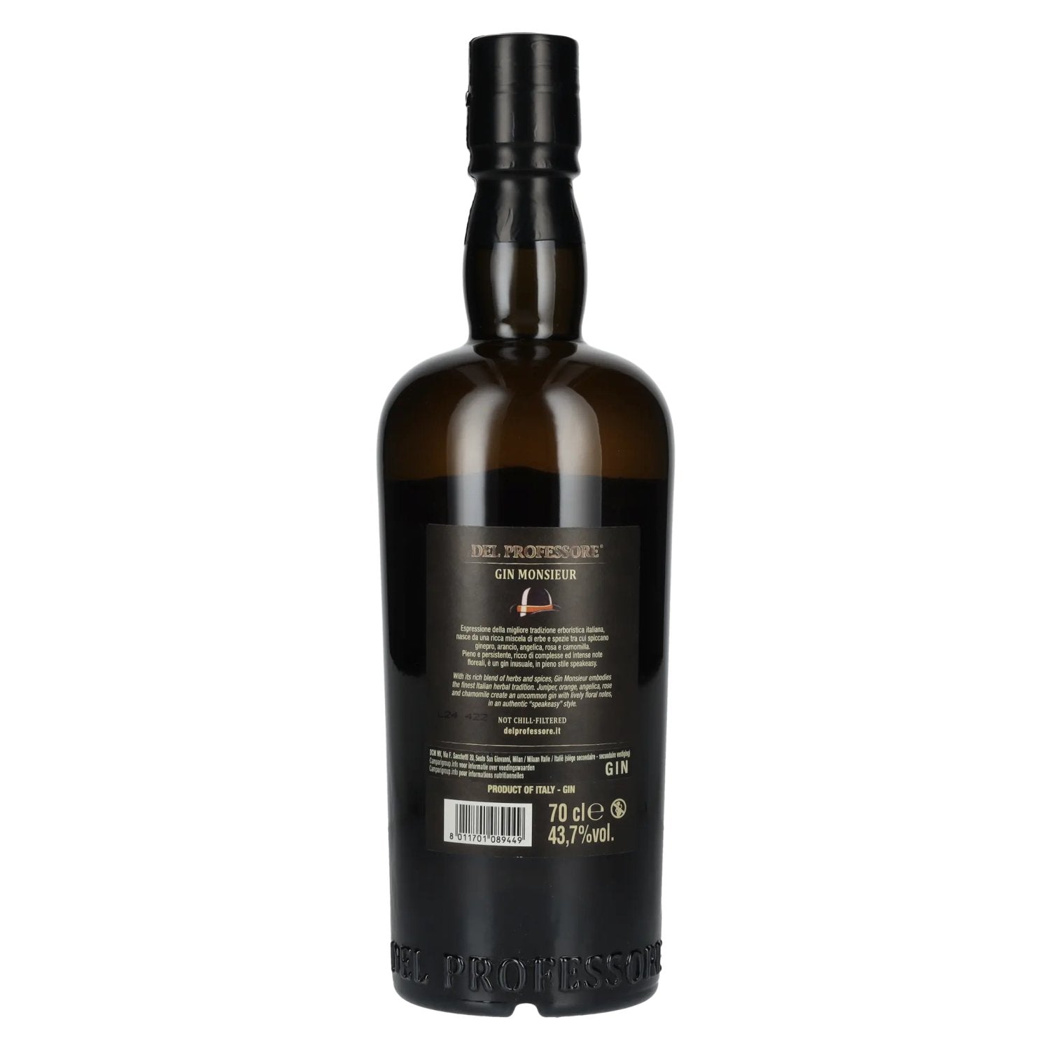 Del Professore Gin MONSIEUR Release 2024 43,7% Vol. 0,7l
