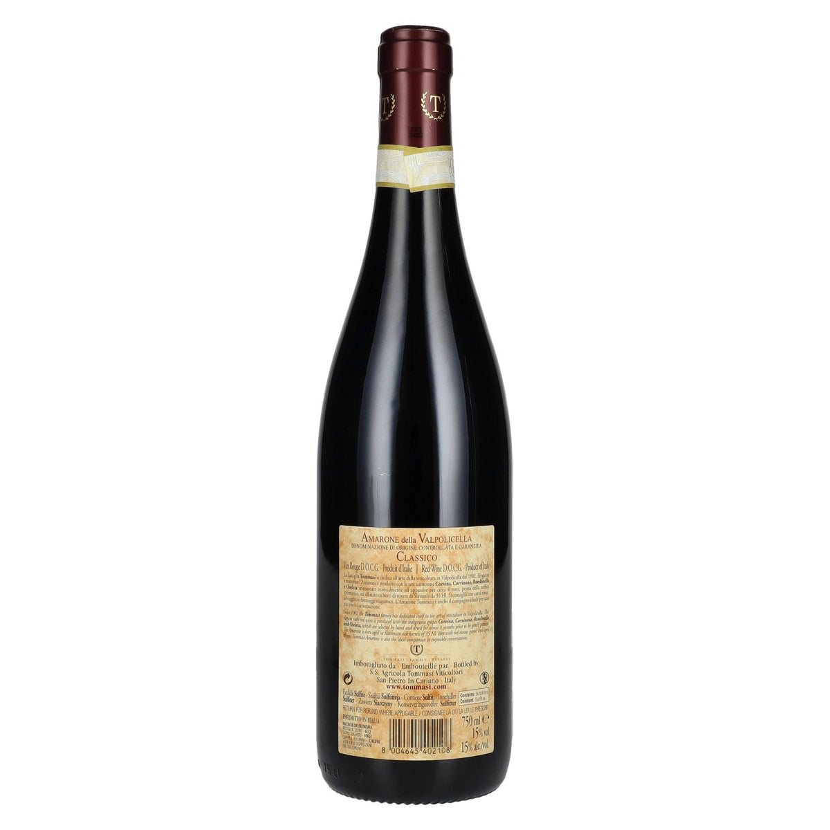Tommasi Amarone Della Valpolicella Classico DOCG 2022 15% Vol. 0,75l