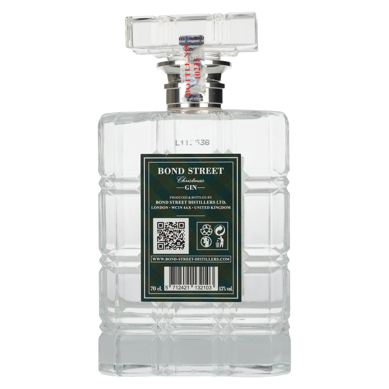 Bond Street Christmas Gin 43% vol. 0,7l
