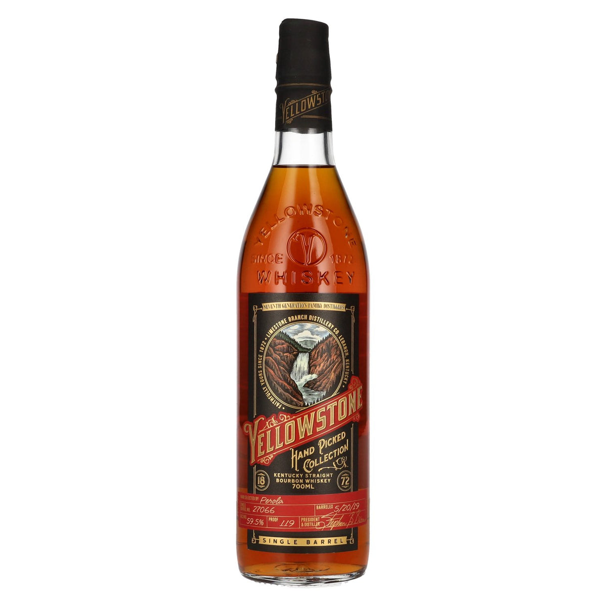 Yellowstone Hand-Picked Collection Selected by Perola Bourbon Whisky 59.5% vol. 0.7 l