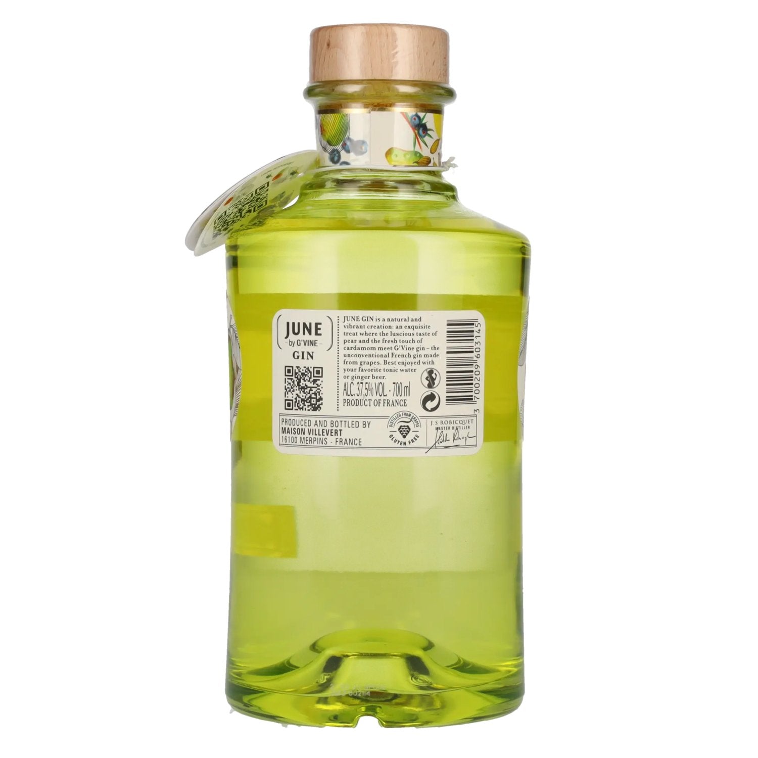 JUNE by G'Vine Gin Royal Pear & Cardamom 37,5% Vol. 0,7l