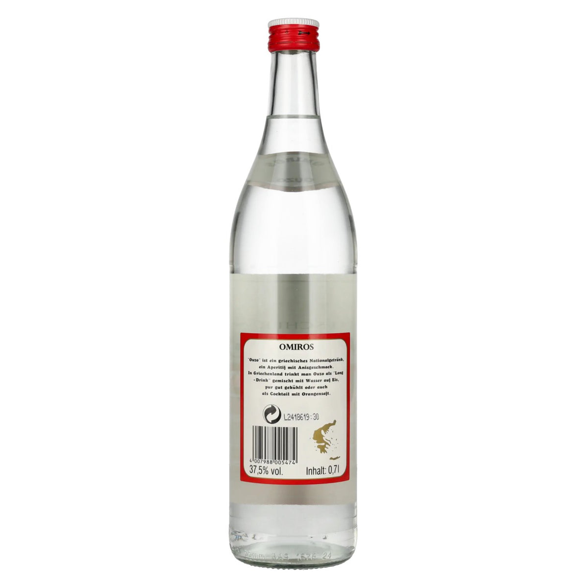Ouzo Omiros 37,5 % vol., 0,7 l