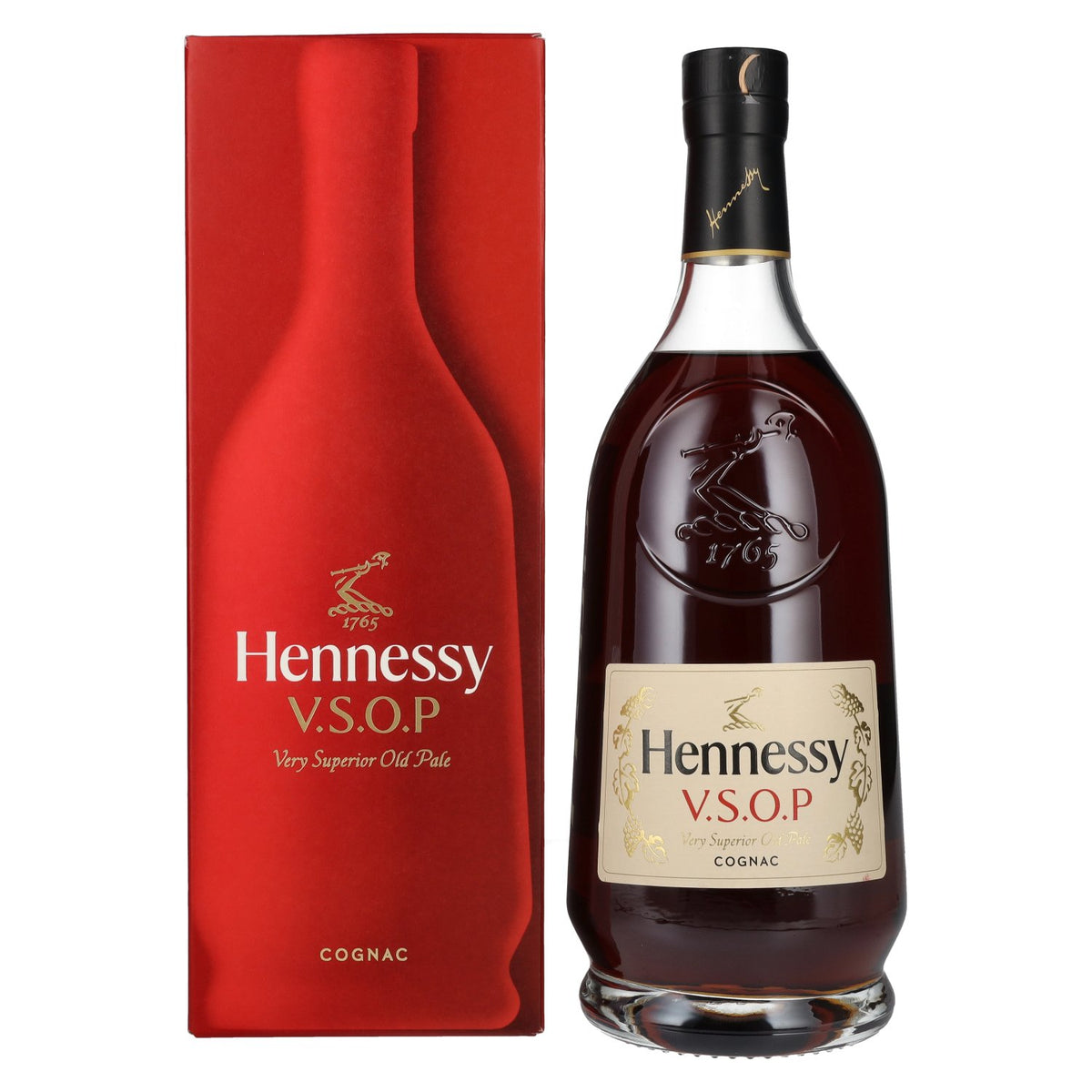 Cognac Hennessy V.S.O.P. 40 % vol., 1,5 l, dans un coffret cadeau