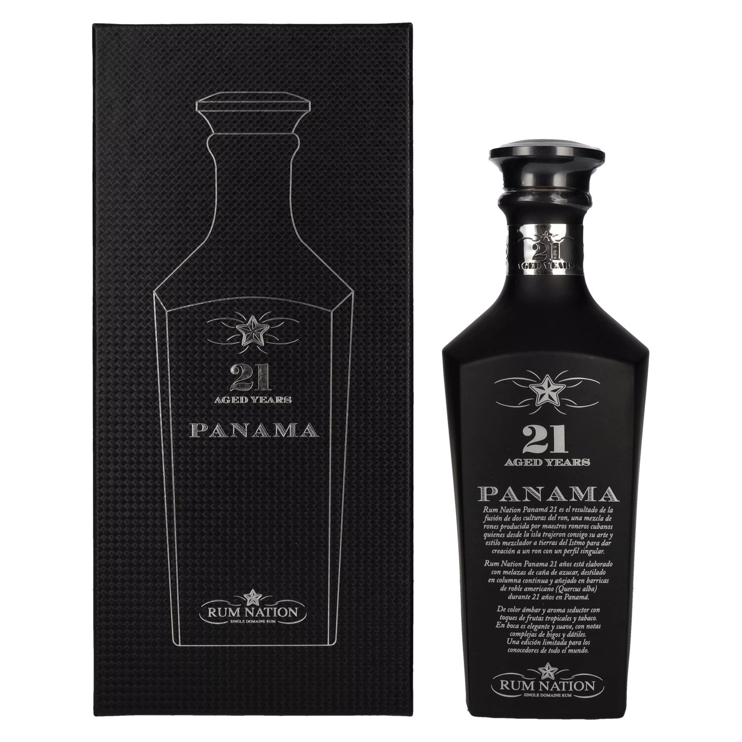Rum Nation Panama 21 Years Old Black Edition 43% Vol. 0,7l in gift box
