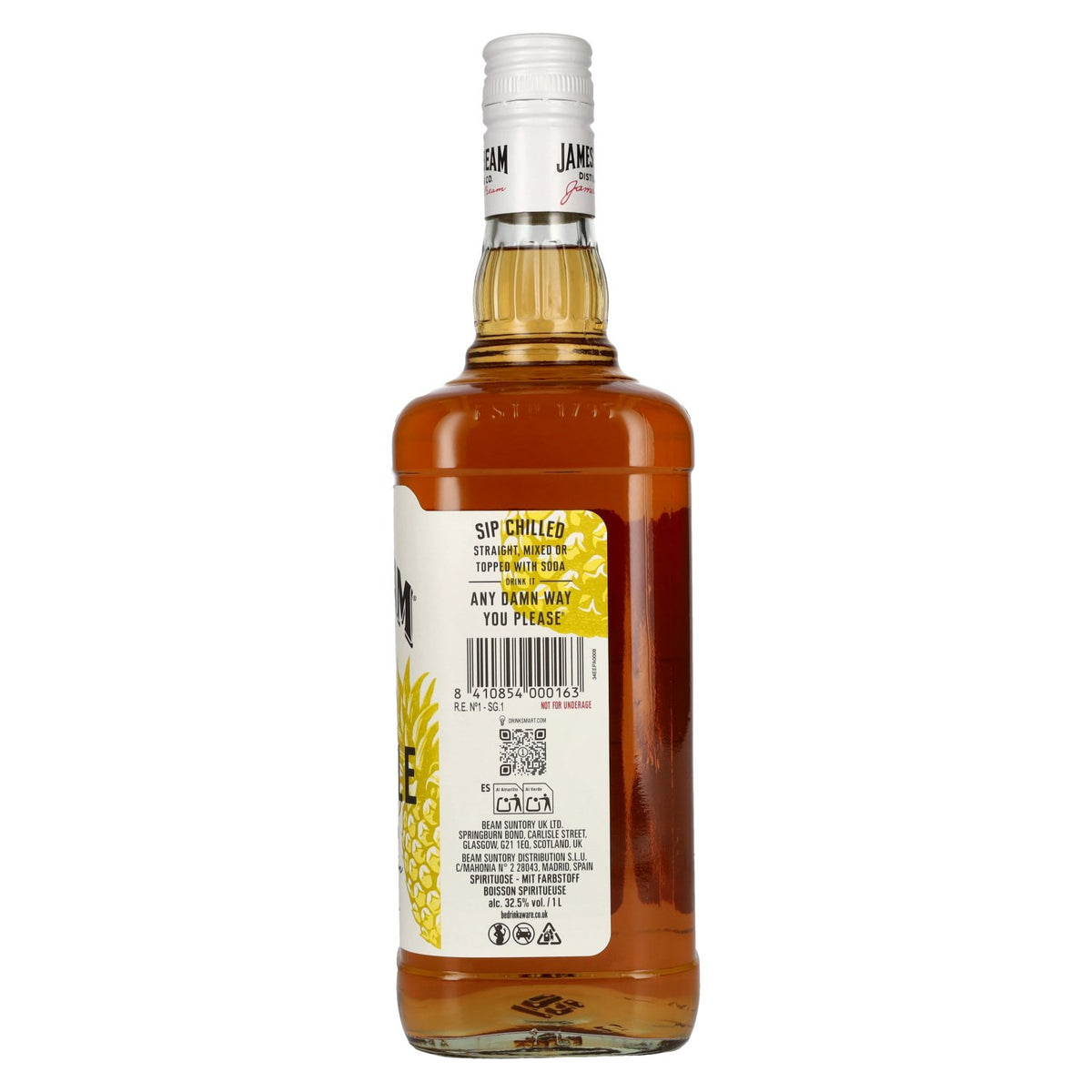 Jim Beam Pineapple Spirit Drink 32,5% Vol. 1l