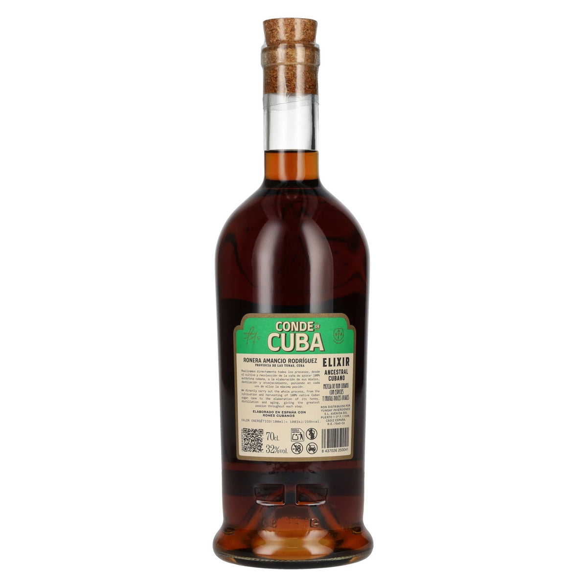 Conde de Cuba ELIXIR Ancestral Cubano 32% Vol. 0,7l