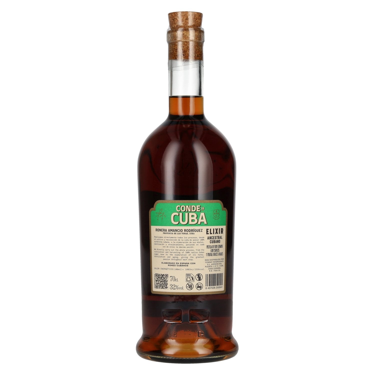 Conde de Cuba ELIXIR Ancestral Cubano 32% Vol. 0,7l