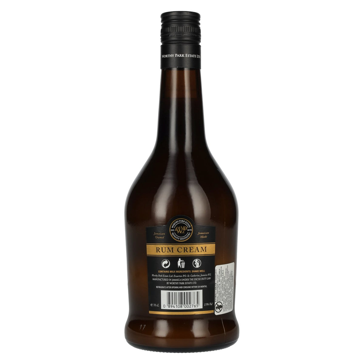 Rum-Bar Worthy Park Estate Rum Cream 15% Vol. 0,7l
