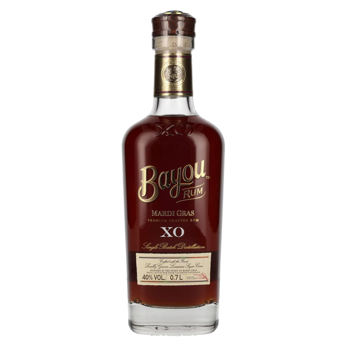 Bayou Rum XO MARDI GRAS Premium Crafted Rum 40% Vol. 0,7l