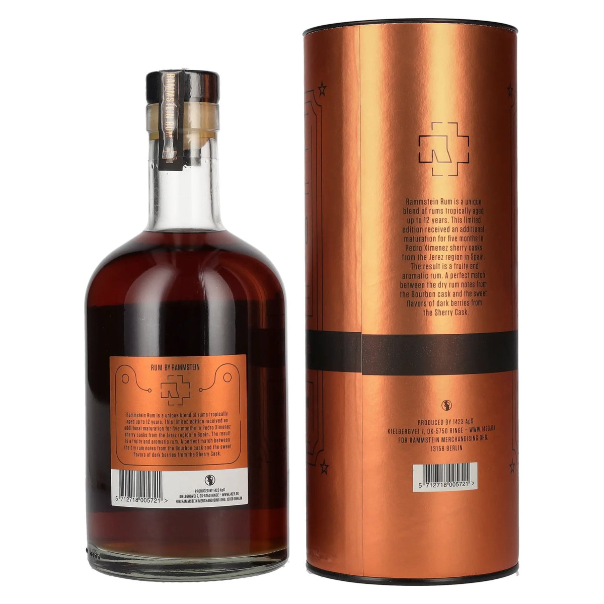 Rammstein Rum PX Sherry Cask Finish 46 % vol., 0,7 l, dans un coffret cadeau
