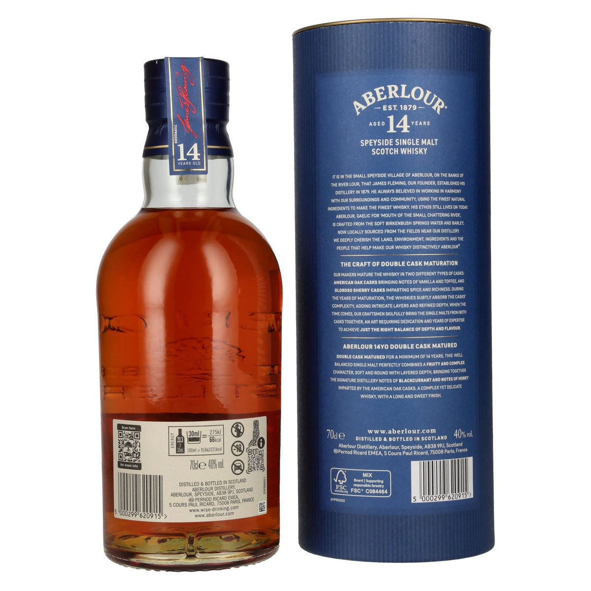 Aberlour 14 Years Old DOUBLE CASK MATURED Batch 012 40% Vol. 0,7l in gift box