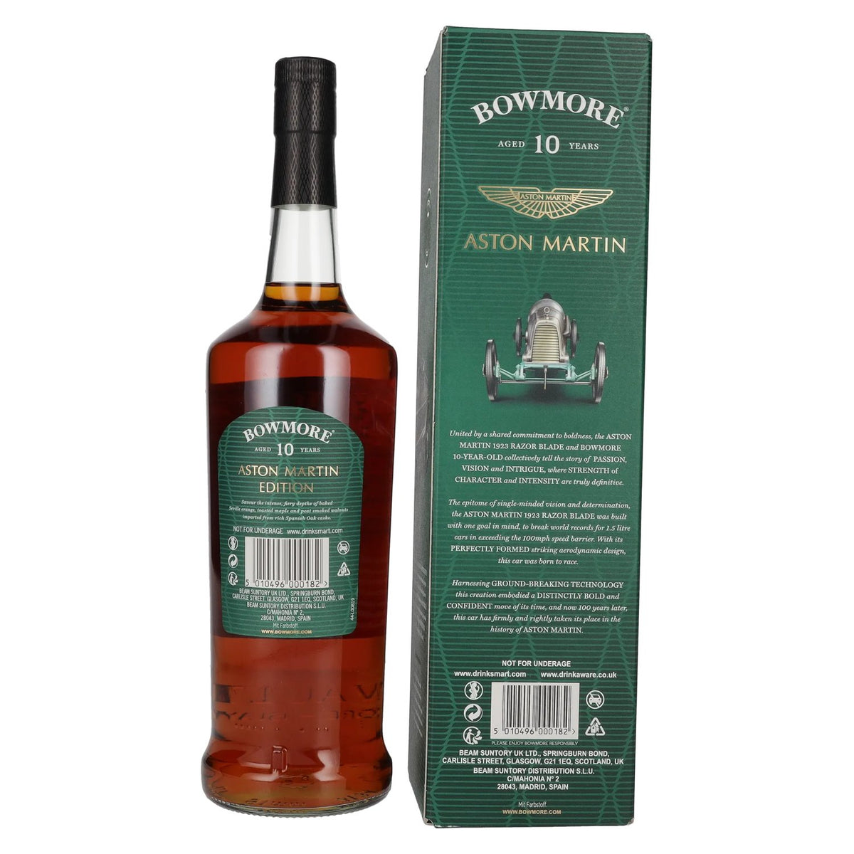Bowmore 10 Years Old ASTON MARTIN Dark & Intense 40% Vol. 1l in Geschenkbox