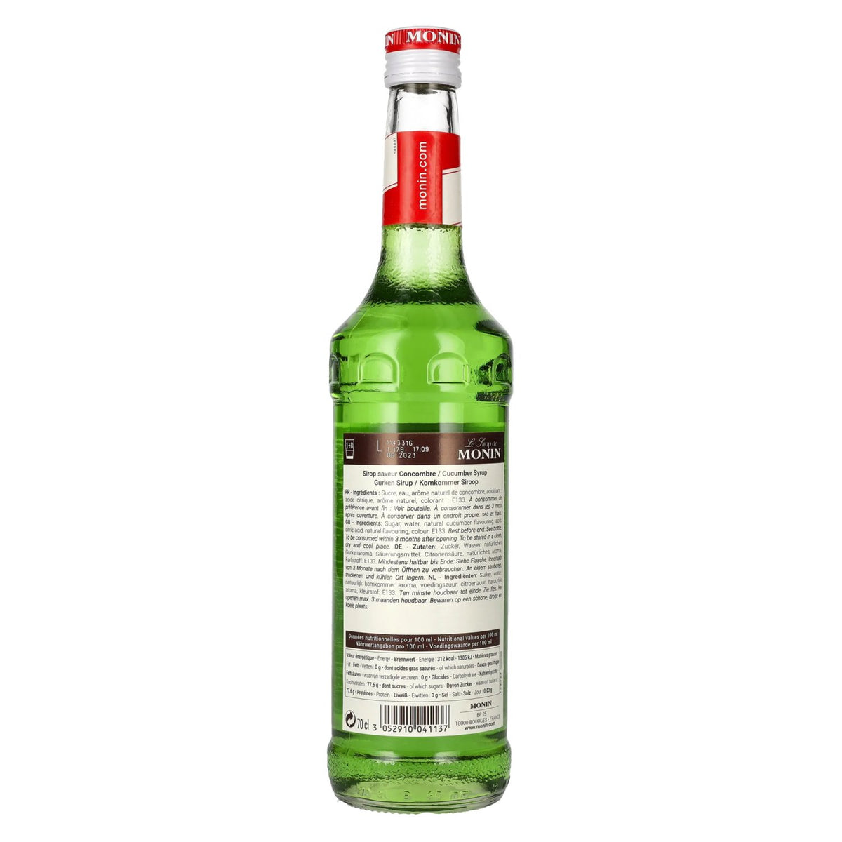 Monin-siroop KOMKOMMER 0,7 l