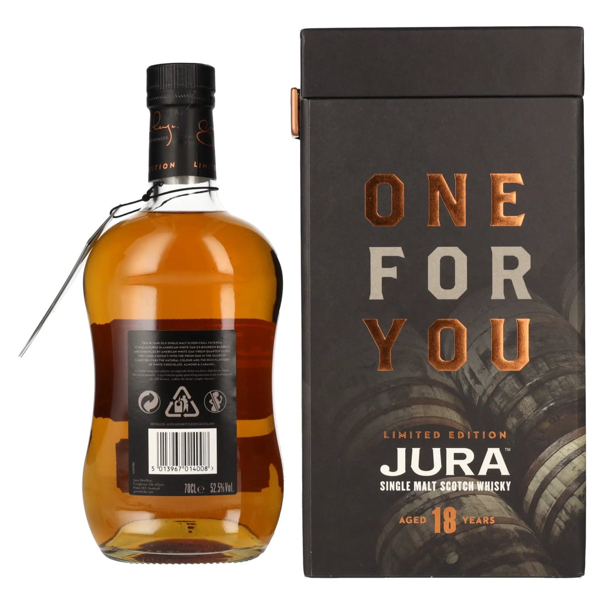 Jura ONE FOR YOU 18 Years Old Limited Edition 52,5% Vol. 0,7l in Geschenkbox