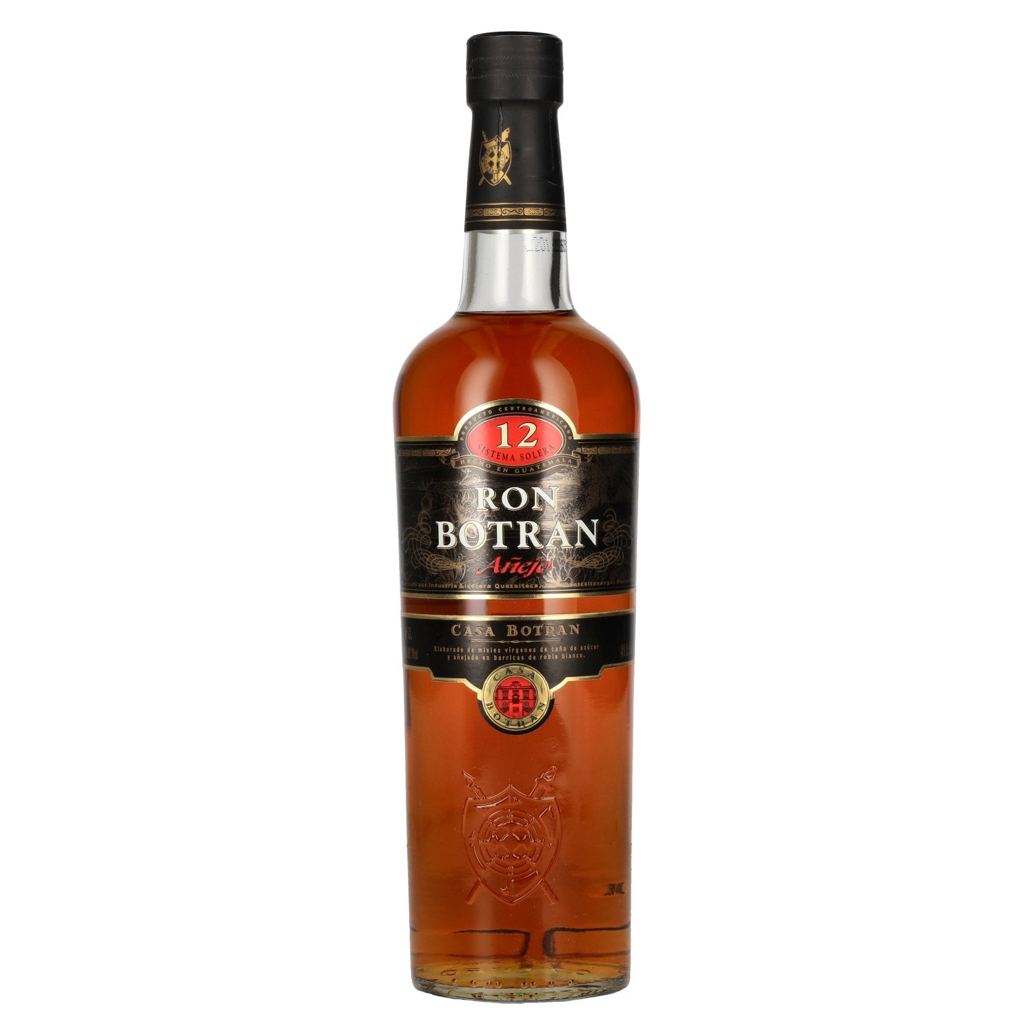 Botran Ron Añejo 12 Sistema Solera 40% Vol. 0,7l