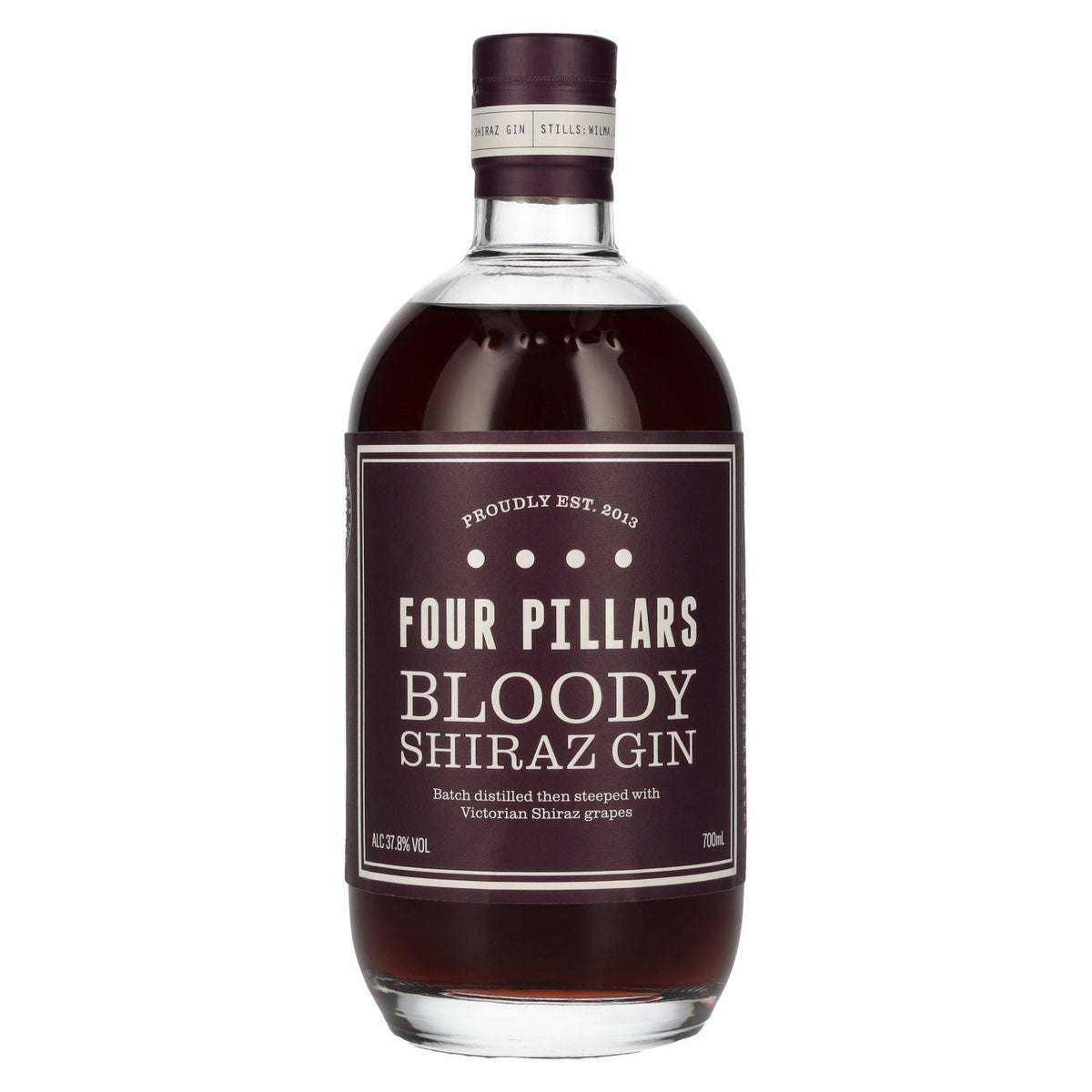 Four Pillars BLOODY SHIRAZ Gin 37,8% vol. 0,7 l
