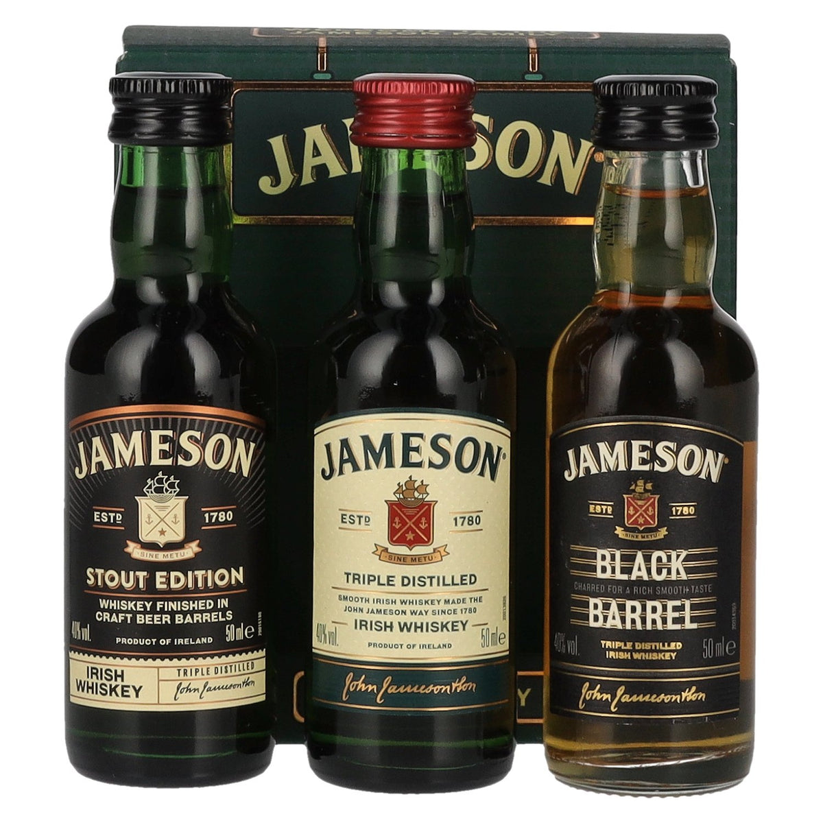 Jameson Irish Whiskey Tasting Set 40% ABV, 3 x 0.05 l