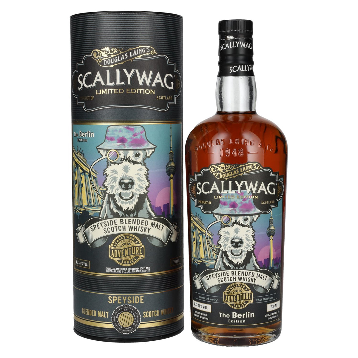 Douglas Laing Scallywag The Berlin Limited Edition 48 % vol., 0,7 l, dans un coffret cadeau