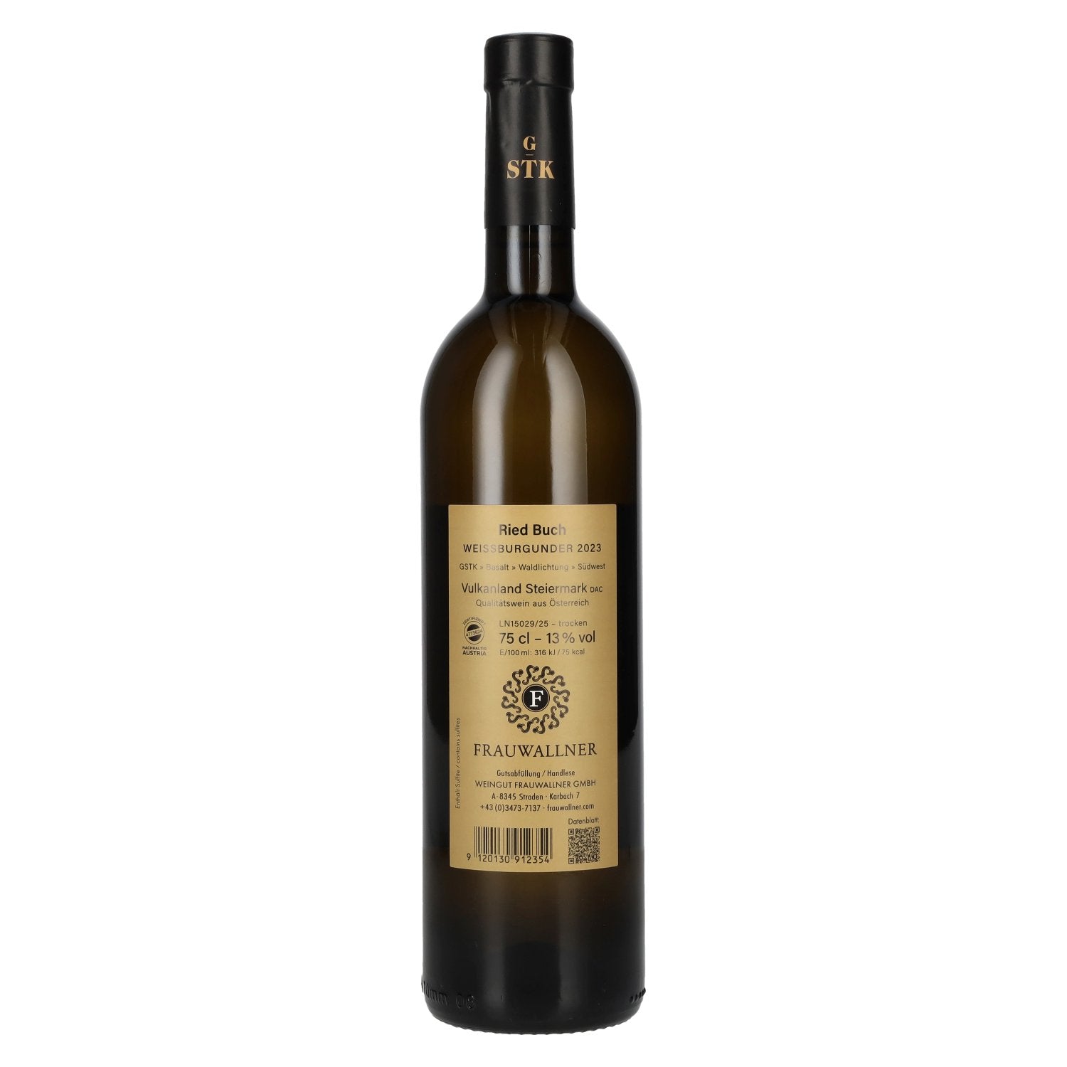 Frauwallner Pinot Blanc Ried Buch Vulkanland Styria DAC 2023 13% Vol. 0,75l