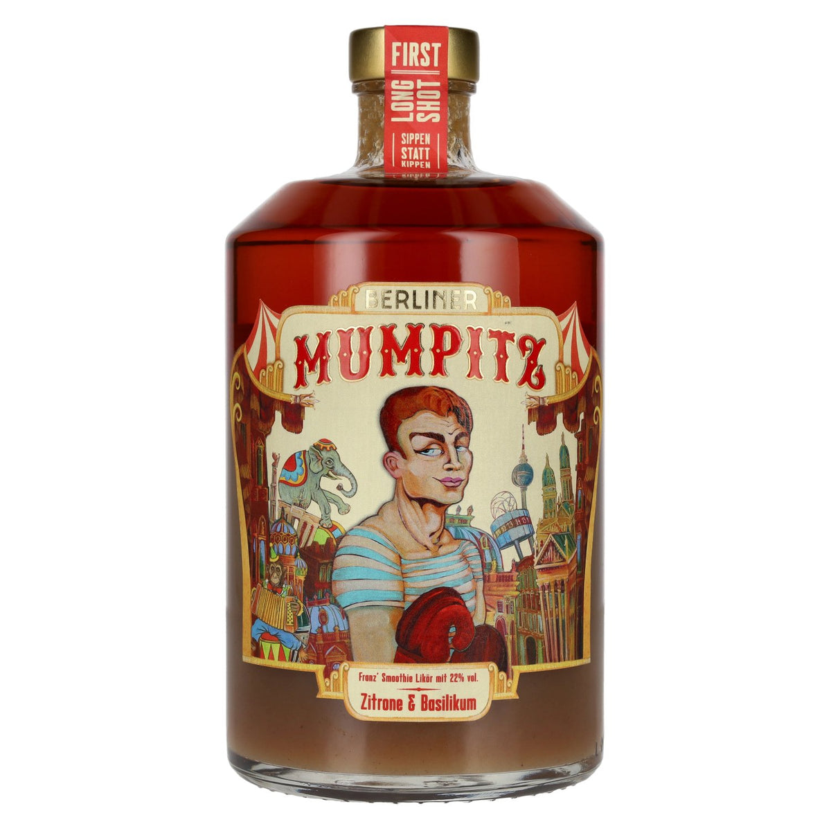 Berliner Mumpitz Citron &amp; Basilic 22 % vol. 0,7 l