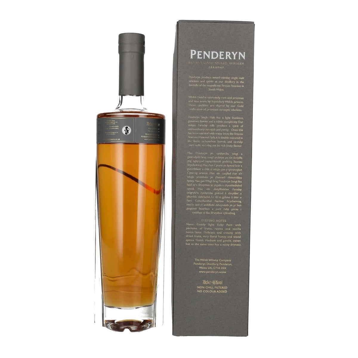 Penderyn FARADAY Travel Retail Exclusive 46% Vol. 0,7l in Geschenkbox