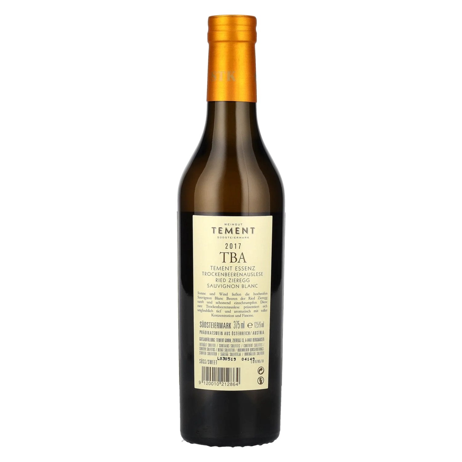 Tement Sauvignon Blanc Trockenbeerenauslese Zieregg 2017 11% Vol. 0,375l