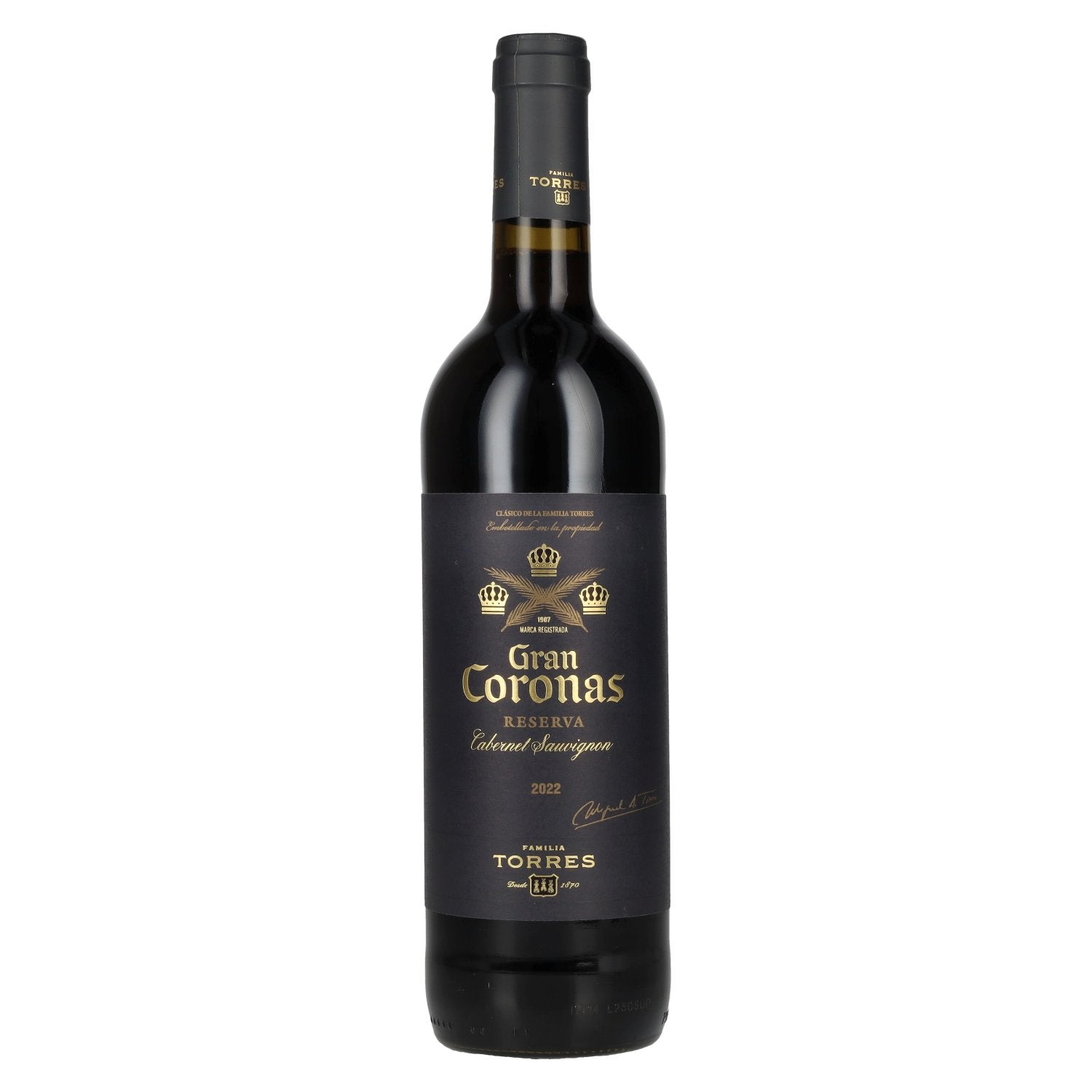 Torres Gran Coronas Cabernet Sauvignon Reserva 2022 14% Vol. 0,75l