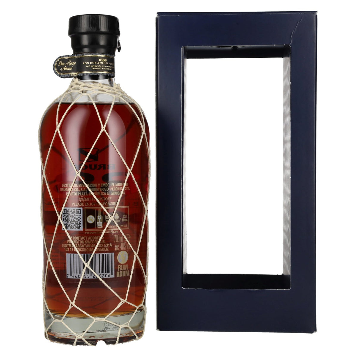 Brugal 1888 Ron Reserva Familiar Doblemente Añejado 40% vol. 0.7 l in a gift box
