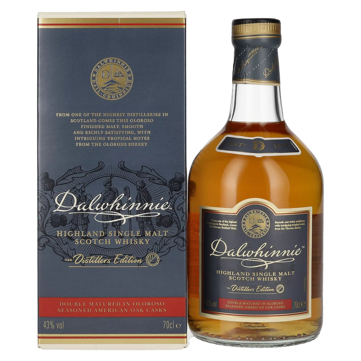 Dalwhinnie The Distillers Edition Double Matured 43% Vol. 0,7l in geschenkverpakking