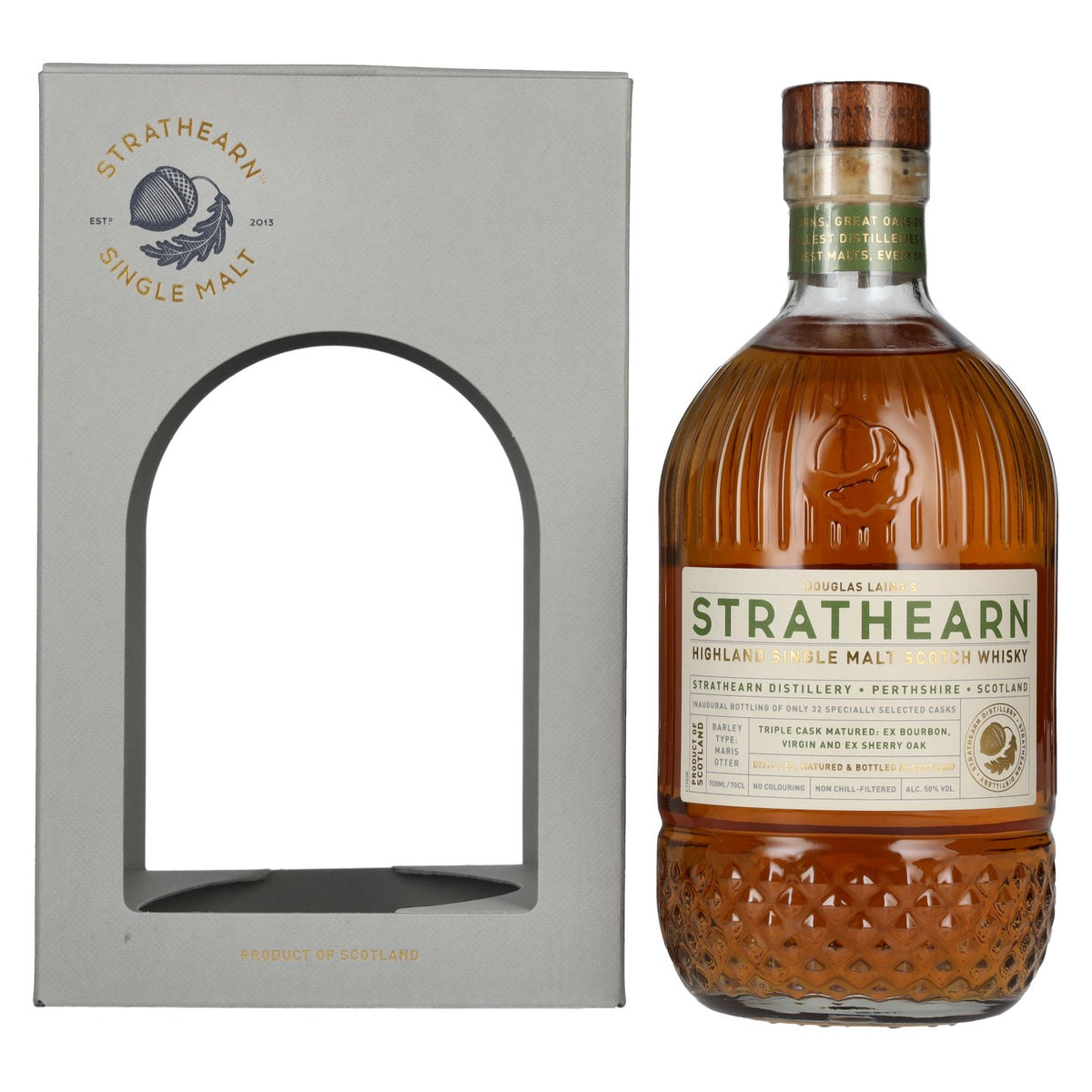 Douglas Laing STRATHEARN Triple Cask Highland Single Malt Scotch Whisky 50% vol. 0,7 l in geschenkverpakking