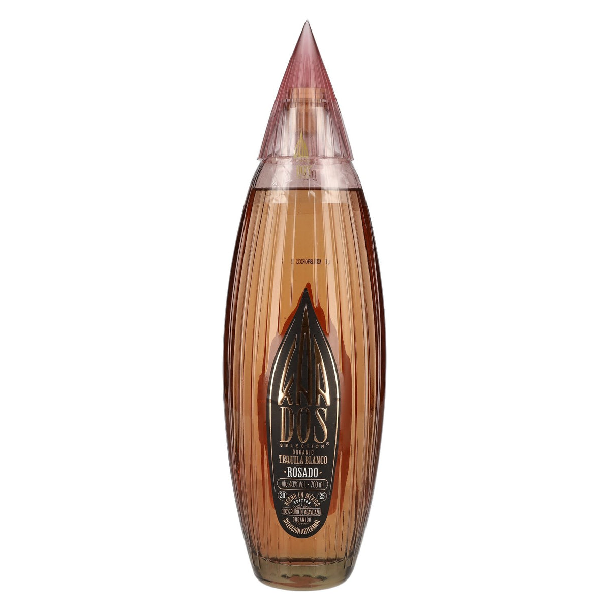 Kaa Dos Selection Organic Tequila BLANCO ROSADO 100% Puro de Agave Azul 40% Vol. 0,7l