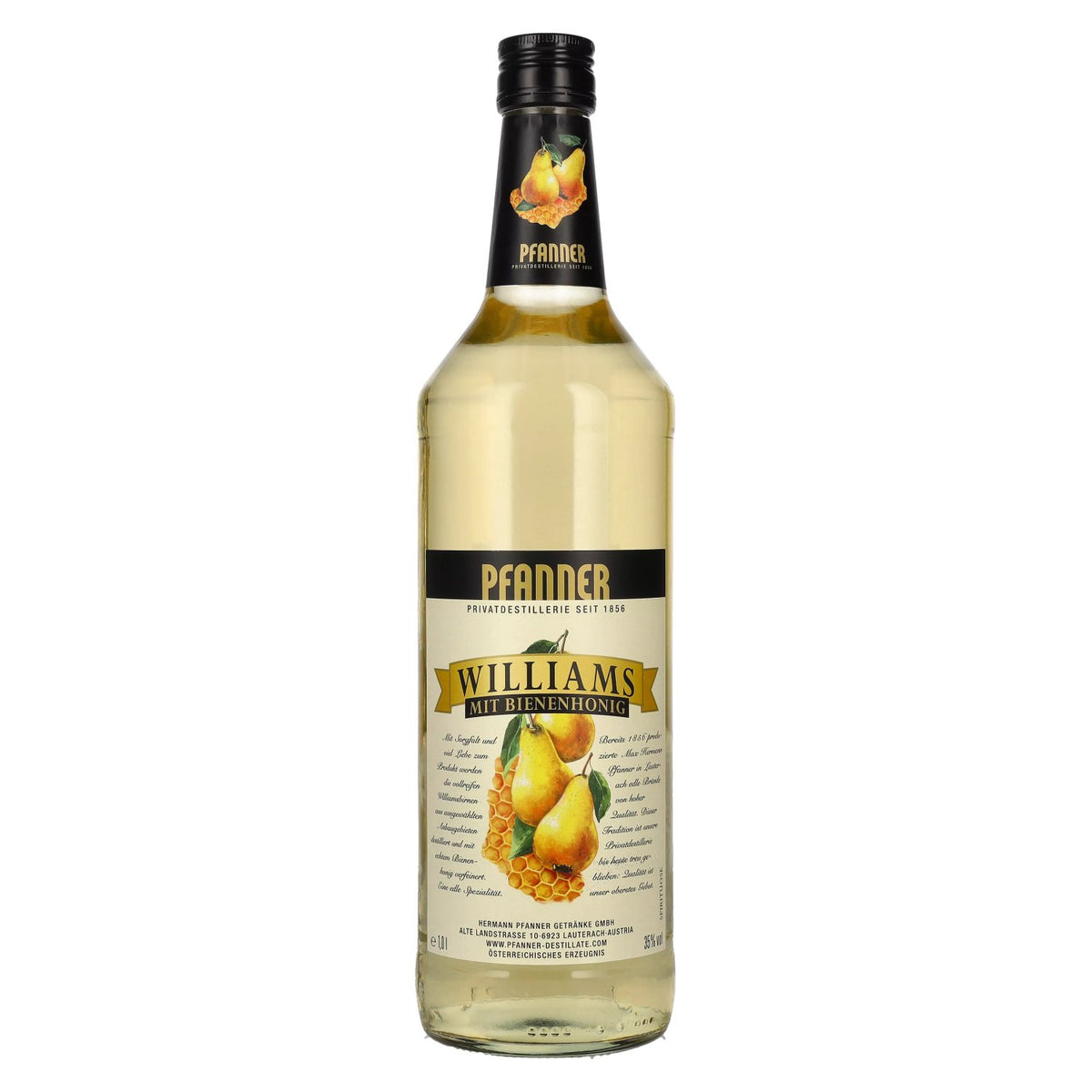 Pfanner Williams met honing 35% vol. 1 l