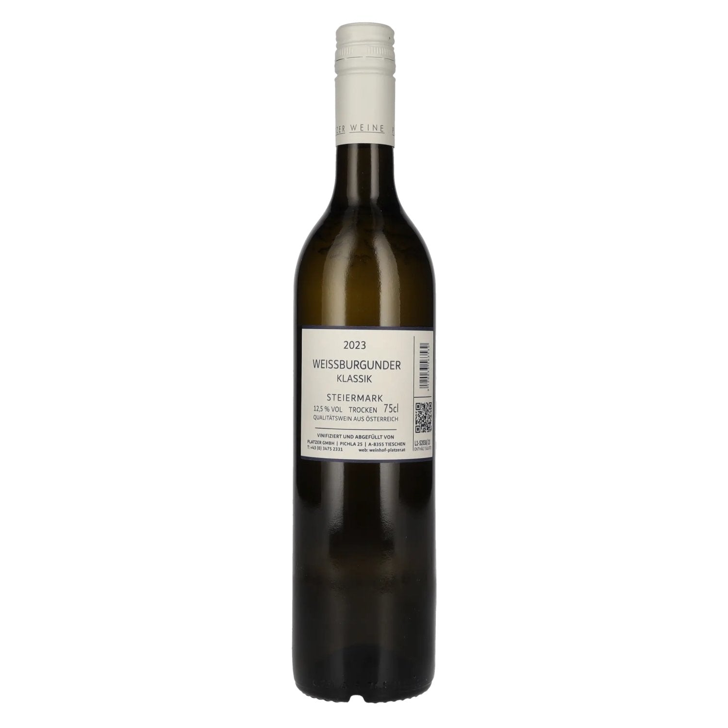 Platzer Pinot Blanc Classic Styria 2023 12,5% Vol. 0,75l