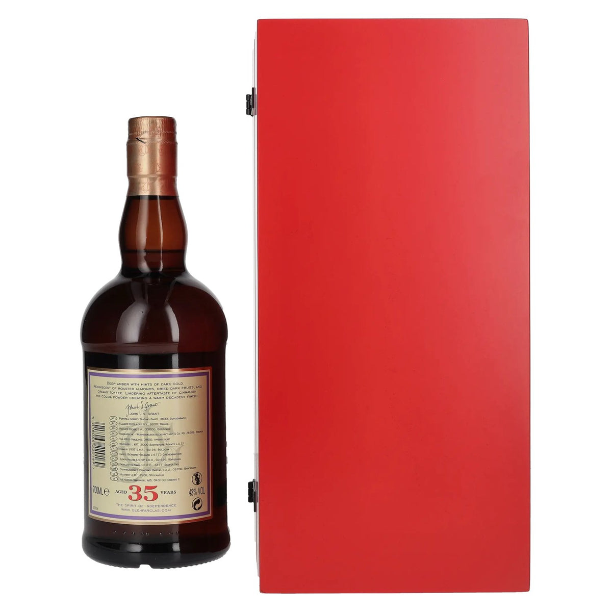 Glenfarclas 35-Year-Old Highland Single Malt Scotch Whisky 2022, 43% vol., 0.7 litres, in a gift box