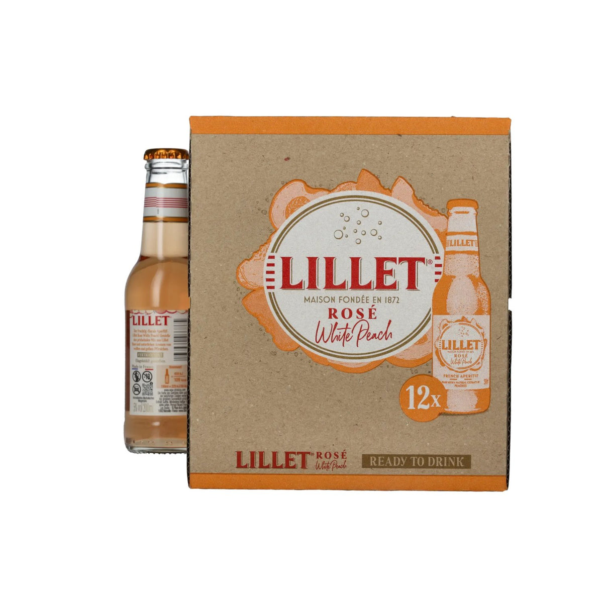 Lillet Rosé White Peach 5 % vol. 12 x 0,2 l