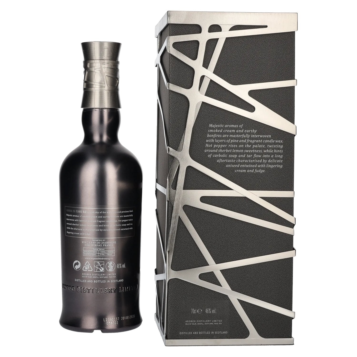 Ardbeg 25 Years Old Islay Single Malt 46% Vol. 0,7l en boîte cadeau