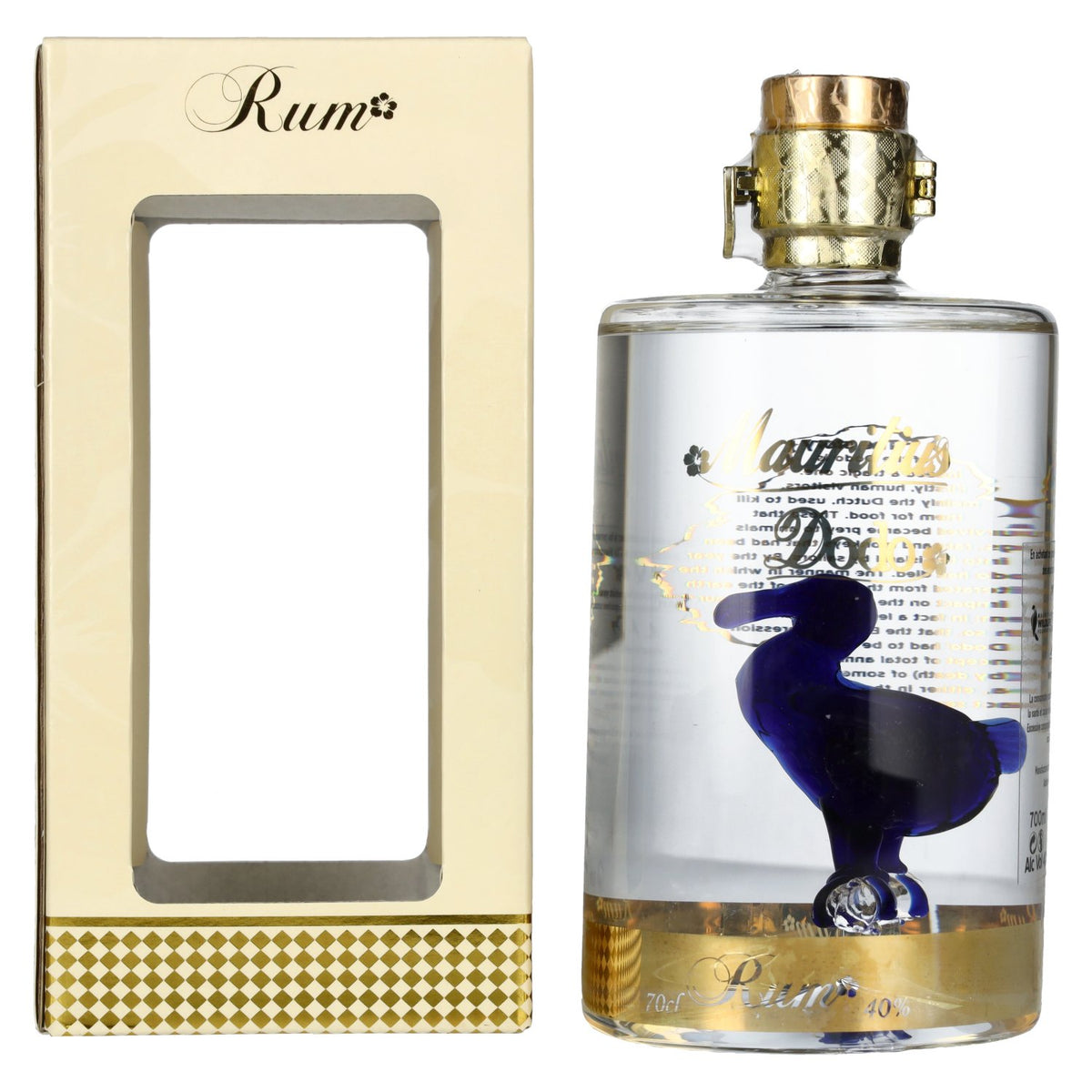 Mauritius Dodo White Coconut Rum 40% vol. 0.7l in a gift box