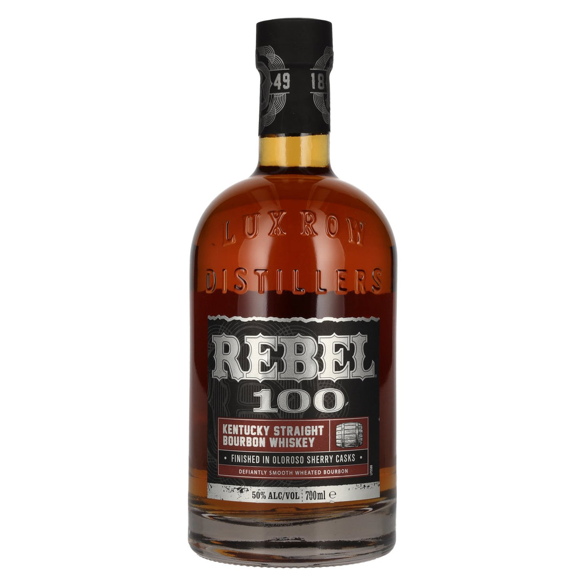 Rebel 100 Kentucky Straight Bourbon Whiskey Oloroso Sherry Casks 50% vol. 0,7 l