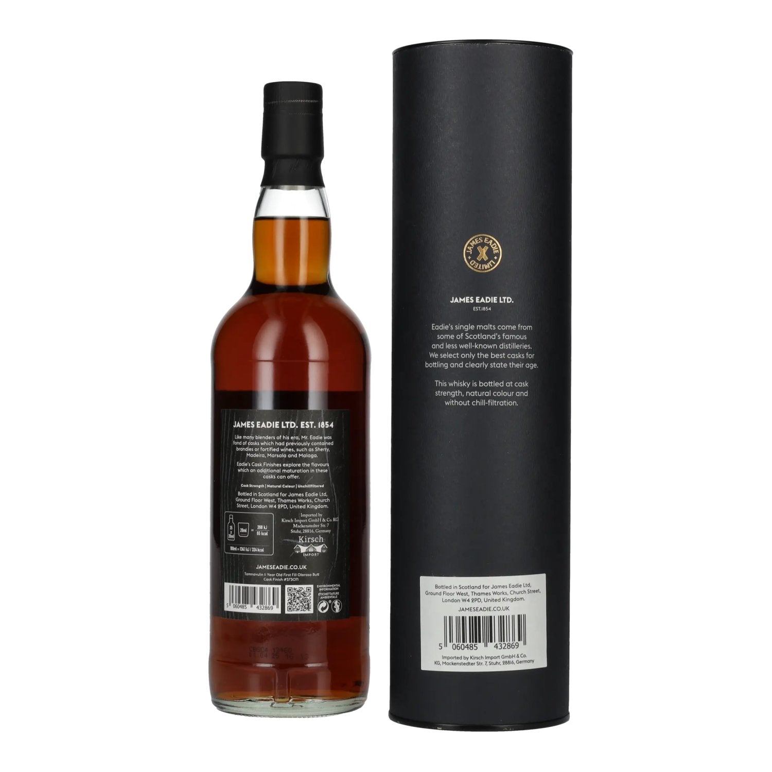 Tamnavulin 11 Years Old James Eadie 1st OLOROSO BUTT FINISH Single Malt #373071 2013 57,4% Vol. 0,7l in geschenkverpakking