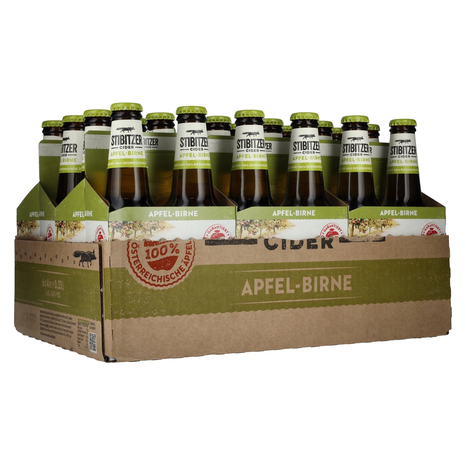 Stibitzer Apfel Birne Cider 4,5% Vol. 6x4x0,33l