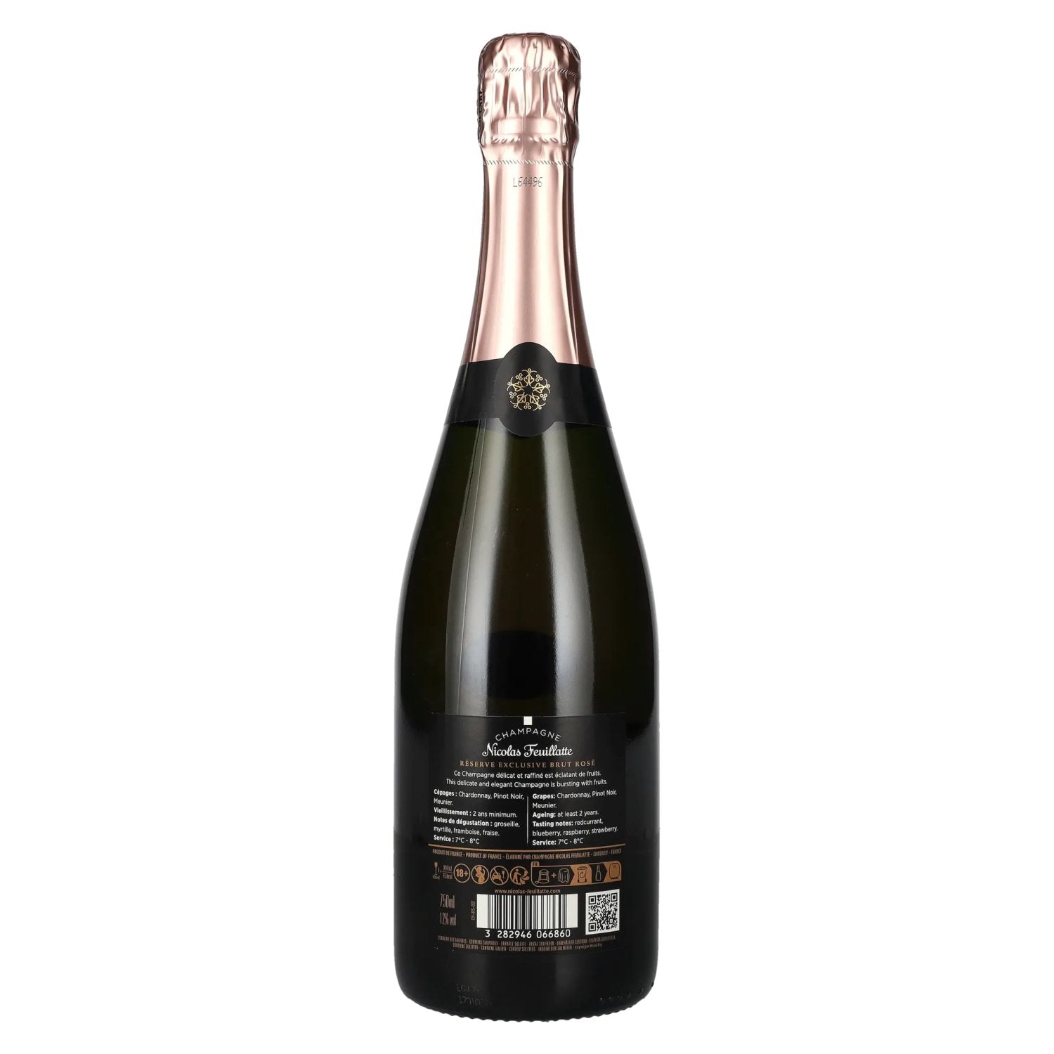Nicolas Feuillatte Champagne Réserve Exclusive Rosé 12% Vol. 0,75l