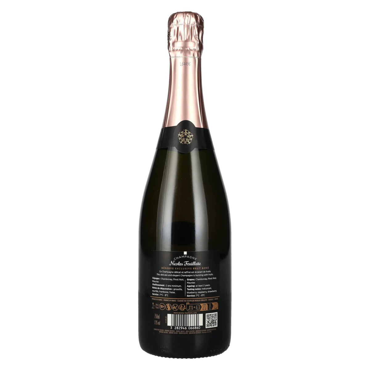 Nicolas Feuillatte Champagne Réserve Exclusive Rosé 12% ABV 0.75l