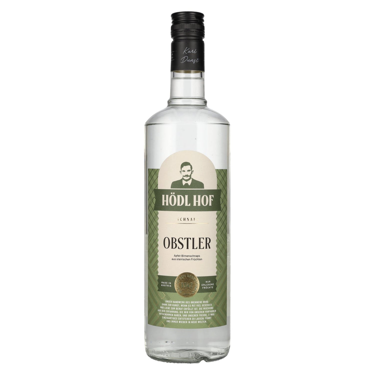 Hödl Hof OBSTLER Eau-de-vie de pomme et de poire 38 % vol. 1 l