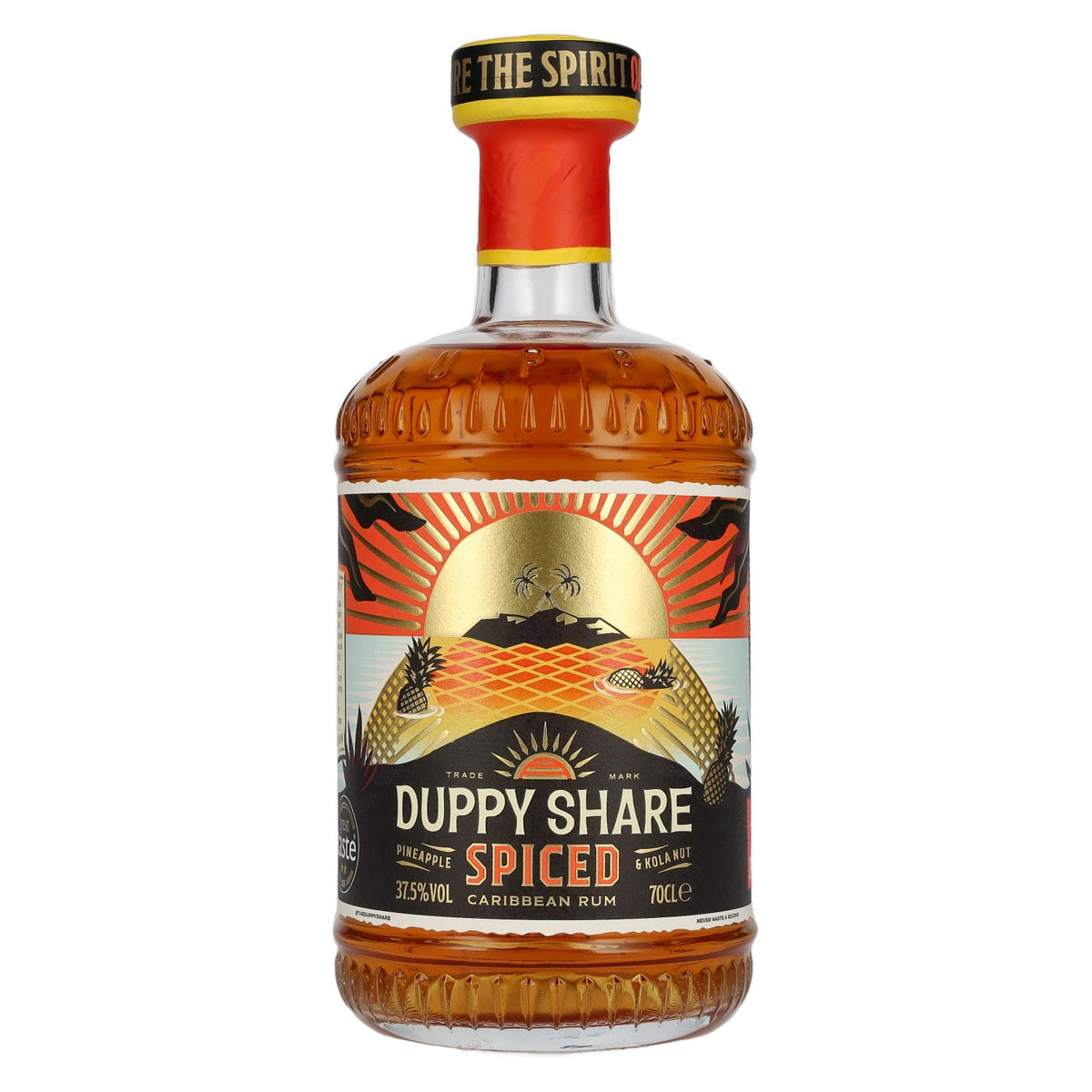 Duppy Share Spiced Caribbean Rum 37.5% vol. 0.7 l