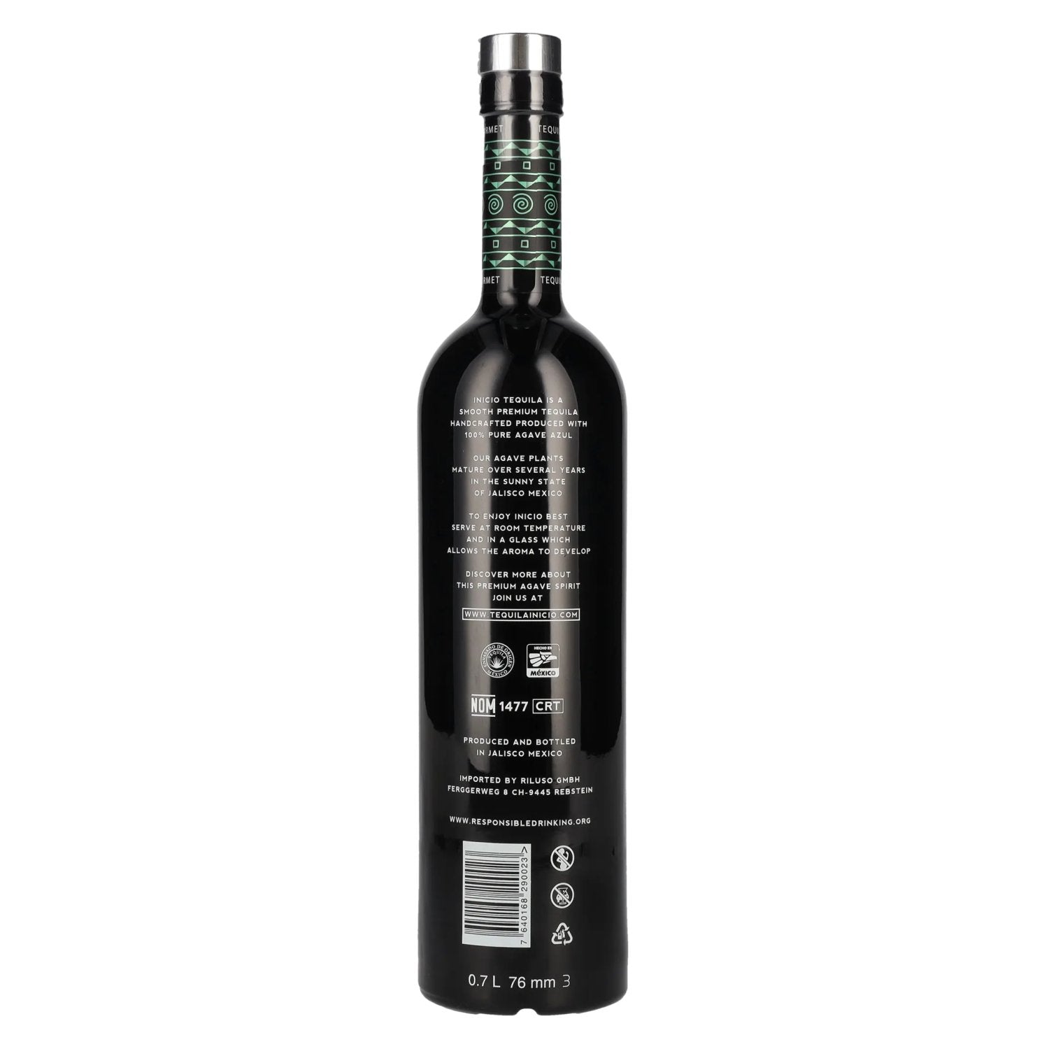 Inicio Tequila REPOSADO 100% Agave Azul - BISONTE 40% vol. 0,7 l