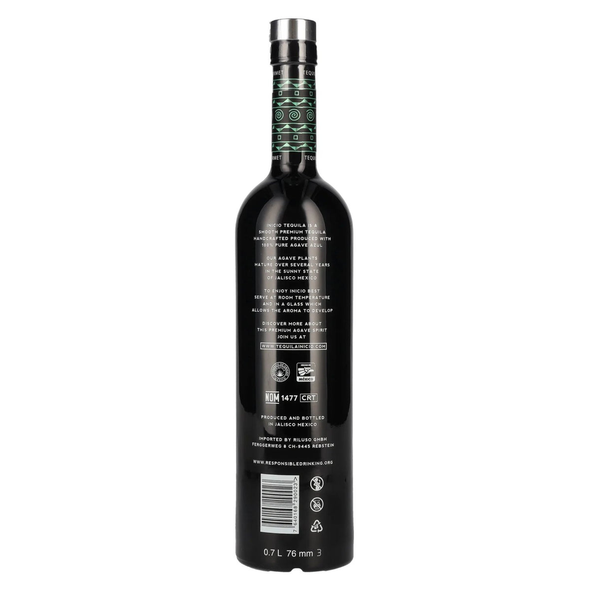 Inicio Tequila REPOSADO 100 % agave bleu - BISONTE 40 % vol. 0,7 l