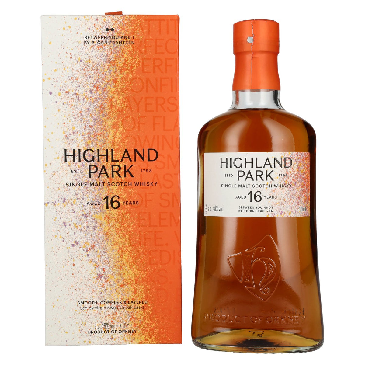Highland Park 16 Years Old BETWEEN YOU AND I by Björn Frantzen Single Malt Scotch Whisky 48% Vol. 0,7l in Geschenkbox