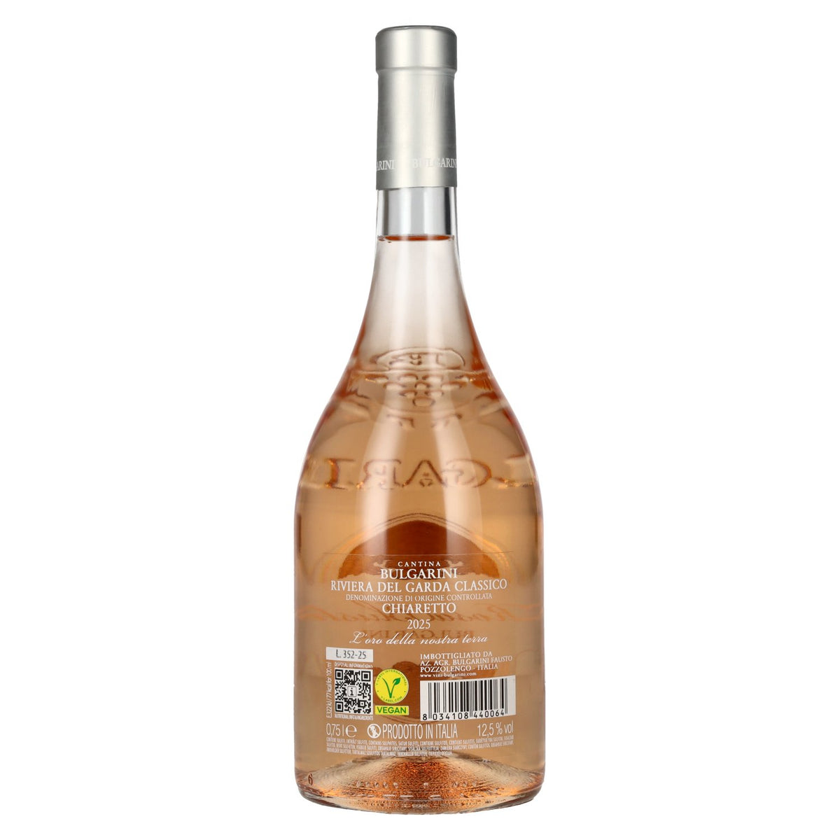 Bulgarini Rosa Blush Chiaretto Riviera del Garda Classico DOC 2025 12,5% Vol. 0,75l