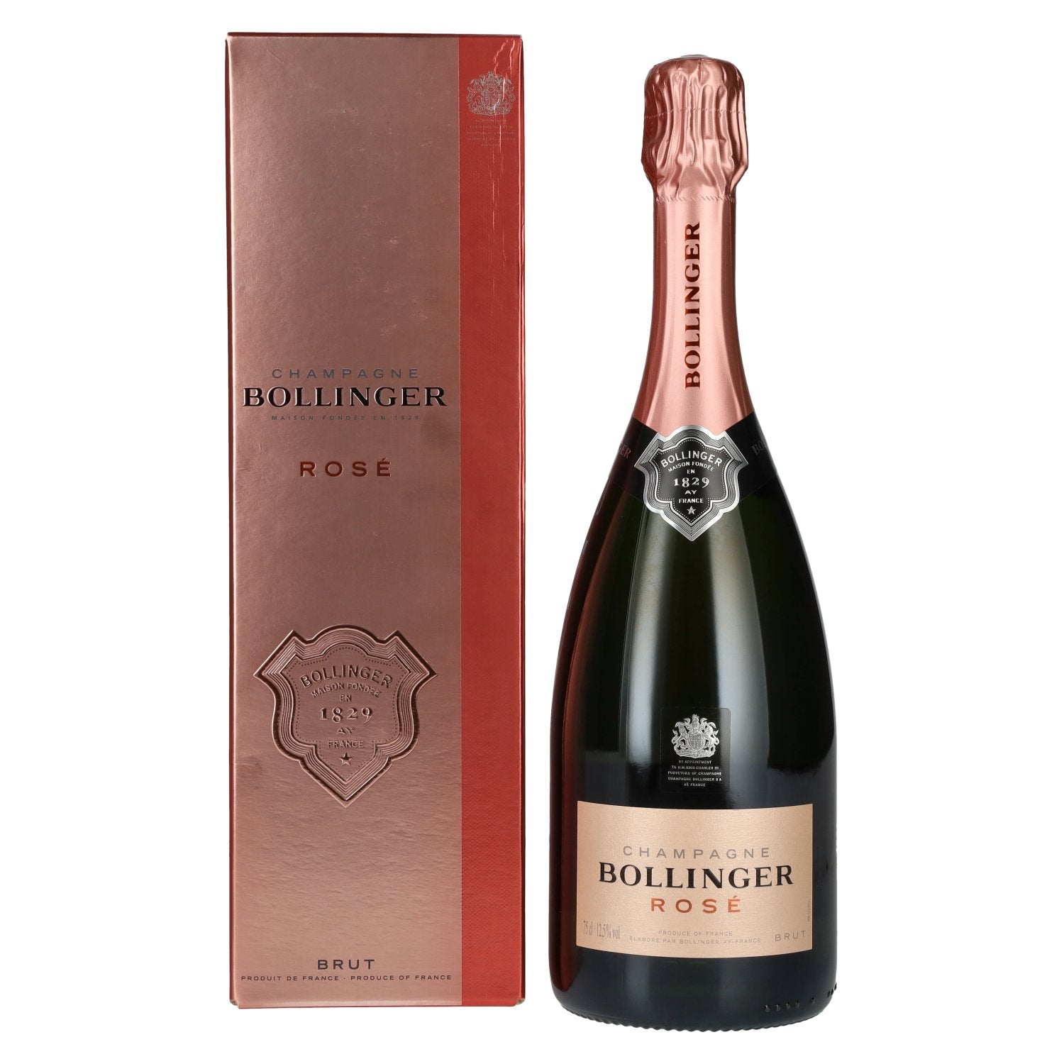 Bollinger Champagne ROSÉ Brut 12,5% Vol. 0,75l in Geschenkbox
